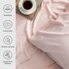Picture of Bedsure Twin Sheets Set, Cooling Sheets Twin Size Bed Set, Rayon Derived from Bamboo, Twin Size Sheets, Breathable & Soft Bed Sheets, Hotel Luxury Silky Bedding Sheets & Pillowcases, Pink