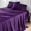 Picture of Bedsure Queen Sheet Set, Cooling Sheets for Queen Size Bed Set, Rayon Derived from Bamboo, Breathable & Soft Deep Pocket Up to 16 Inches, Hotel Luxury Silky Bedding, Bedsheet & Pillowcases, Plum