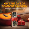Picture of Guitar Strap For Acoustic Guitar , Electric Guitar and Bass Guitar, Adjustable Gold Brown Guitar Strap W/ FREE BONUS 2 Picks + Strap Locks + Strap Button. Best Gift For Men & Women Guitar Players