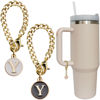 Picture of Wabogove Letter Charm Accessories for Stanley Cup 2PCS Initial Name ID Personalized Handle Charm for Stanley Tumbler (Y)