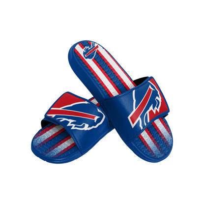 Picture of FOCO Cincinnati Bengals NFL Mens Team Stripe Gel Slide - M