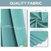 Picture of ChrisDowa Blackout Curtains 63 inches Long for Bedroom - 2 Panels Set Grommet Thermal Insulated Room Darkening Curtains for Living Room (Aqua, 42 x 63 Inch)