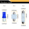 Picture of YOGEIER Car Led Bulb, Car Led Combination Set of 24 Sets, Used for Car Interior Lights, Indoor Map Dome Lights, Trunk Lights, License Lights, Etc. (Blue)