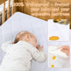 Picture of Yoofoss Waterproof Pack and Play Mattress Protector 2 Pack, Quilted Pack and Play Mattress Pad Cover Ultra Soft and Breathable, Playpen/Playard Mattress Sheet for Standard Pack n Play Size 39''x27''