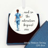 Picture of Nurse Ornament, Nurse Christmas Ornament, New Nurse Gift, Graduation Ornament, Graduation Gift, Nursing 2024 Graduation Gift with Gift Box Ceramic Gift