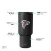 Picture of Simple Modern Officially Licensed NFL Atlanta Falcons 30 oz Tumbler with Flip Lid and Straws | Insulated Cup Stainless Steel | Gifts for Men Women | Trek Collection | Atlanta Falcons
