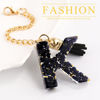 Picture of Letter Charm Accessories for Stanley Cup 1 PCS Cute Initial Keychain Handle Charm for Stanley Tumbler for Women Black Letter K