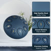 Picture of Steel Tongue Drum 6 Inch 8 Notes, Tongue Drum C major, Hang Drum Instrument, Handpan Drum for Kids, Ethereal Drum for Rain Meditation Yoga Musical Education, Navy Blue