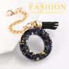 Picture of Letter Charm Accessories for Stanley Cup 1 PCS Cute Initial Keychain Handle Charm for Stanley Tumbler for Women Black Letter O
