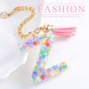 Picture of Letter Charm Accessories for Stanley Cup 1 PCS Cute Initial Keychain Handle Charm for Stanley Tumbler for Women Pink Letter Z