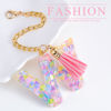 Picture of Letter Charm Accessories for Stanley Cup 1 PCS Cute Initial Keychain Handle Charm for Stanley Tumbler for Women Pink Letter W
