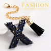 Picture of Letter Charm Accessories for Stanley Cup 1 PCS Cute Initial Keychain Handle Charm for Stanley Tumbler for Women Black Letter X