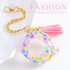 Picture of Letter Charm Accessories for Stanley Cup 1 PCS Cute Initial Keychain Handle Charm for Stanley Tumbler for Women Pink Letter Q