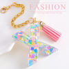 Picture of Letter Charm Accessories for Stanley Cup 1 PCS Cute Initial Keychain Handle Charm for Stanley Tumbler for Women Pink Letter X