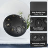 Picture of Steel Tongue Drum 6 Inch 8 Notes, Tongue Drum C major, Hang Drum Instrument, Handpan Drum for Kids, Ethereal Drum for Rain Meditation Yoga Musical Education, Black