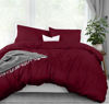 Picture of Utopia Bedding Duvet Cover Full Size - 1 Duvet Cover with 2 Pillow Shams - 3 Piece Bedding Duvet Cover with Zipper Closure - Soft Brushed Microfiber, 80 X 90 Inches (Full, Burgundy)