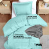 Picture of Utopia Bedding Duvet Cover Twin Size - 1 Duvet Cover with 1 Pillow Sham - 2 Pieces Bedding Duvet Cover with Zipper Closure - Soft Brushed Microfiber, 68 X 90 Inches (Twin/Twin XL, Spa Blue)