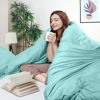 Picture of Utopia Bedding Duvet Cover Twin Size - 1 Duvet Cover with 1 Pillow Sham - 2 Pieces Bedding Duvet Cover with Zipper Closure - Soft Brushed Microfiber, 68 X 90 Inches (Twin/Twin XL, Spa Blue)