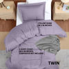 Picture of Utopia Bedding Duvet Cover Twin Size - 1 Duvet Cover with 1 Pillow Sham - 2 Piece Bedding Duvet Cover with Zipper Closure - Soft Brushed Microfiber, 68 X 90 Inches (Twin/Twin XL, Lavender)