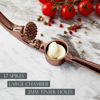 Picture of Premium Garlic Press, Professional Garlic Mincer, Easy to Squeeze and Clean, Rust Proof & Dishwasher Safe, Efficient Ginger Crusher - Antique Copper