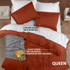 Picture of Utopia Bedding Duvet Cover Queen Size - 1 Duvet Cover with 2 Pillow Shams - 3 Piece Bedding Duvet Cover with Zipper Closure - Soft Brushed Microfiber, 90 X 90 Inches (Queen, Orange)