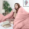 Picture of Utopia Bedding Duvet Cover Queen Size - 1 Duvet Cover with 2 Pillow Shams - 3 Pieces Bedding Duvet Cover with Zipper Closure - Soft Brushed Microfiber, 90 X 90 Inches (Queen, Pink)