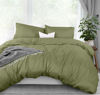 Picture of Utopia Bedding Duvet Cover Queen Size - 1 Duvet Cover with 2 Pillow Shams - 3 Pieces Bedding Duvet Cover with Zipper Closure - Soft Brushed Microfiber, 90 X 90 Inches (Queen, Olive)