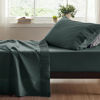 Picture of Bedsure Twin XL Sheet Sets Dorm Bedding - Soft Extra Long Twin Bed Sheets, 3 Pieces Hotel Luxury Forest Green Sheets Twin XL, Easy Care Microfiber Sheet Set