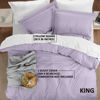 Picture of Utopia Bedding Duvet Cover King Size - 1 Duvet Cover with 2 Pillow Shams - 3 Pieces Bedding Duvet Cover with Zipper Closure - Soft Brushed Microfiber, 104 X 90 Inches (King, Lavender)