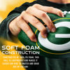 Picture of Franklin Sports NFL Green Bay Packers Football - Kids Foam Football - Soft Football - Mini Size - Perfect for Gameday - 8.5" 3D Logos!