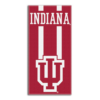 Picture of Northwest NCAA Indiana Hoosiers Unisex-Adult Beach Towel, 30" x 60", Zone Read