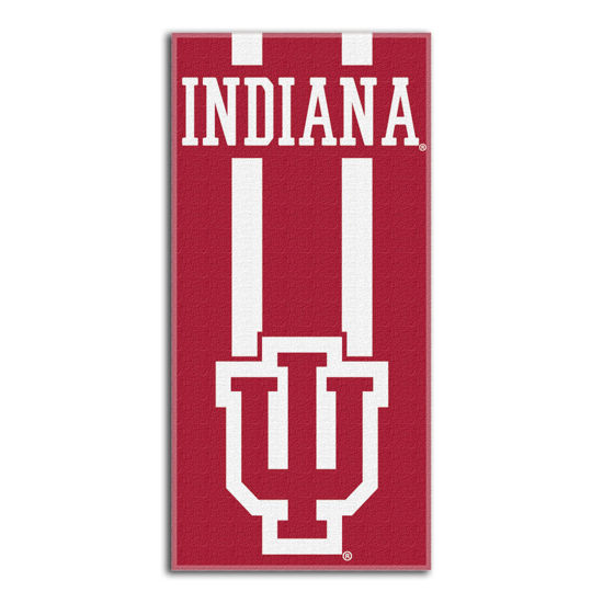 Picture of Northwest NCAA Indiana Hoosiers Unisex-Adult Beach Towel, 30" x 60", Zone Read