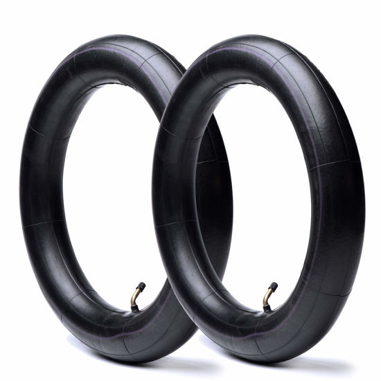 Picture of (2 Pack) AR-PRO 3.00/3.50-12" Exact Replacement Dirt Bike Inner Tubes with TR87 Bent Valve Stem - Highly Compatible with Honda CRF50/XR70, Kawasaki KLX 110, and Yamaha TTR90/TTR110