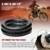 Picture of (2 Pack) AR-PRO 3.00/3.50-12" Exact Replacement Dirt Bike Inner Tubes with TR87 Bent Valve Stem - Highly Compatible with Honda CRF50/XR70, Kawasaki KLX 110, and Yamaha TTR90/TTR110