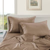Picture of LANE LINEN Pillow Case Covers King Set of 2 100% Egyptian Cotton Sateen Soft Cool & Smooth 1000 Thread Count Cases - Taupe