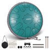 Picture of LEKATO Steel Tongue Drum 13 Inch 15 Notes Steel Drum C Key Beginner/Professional Handpan Drum Percussion for Meditation Yoga Musical Education, Best Gift for Familes/Friends
