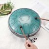 Picture of LEKATO Steel Tongue Drum 13 Inch 15 Notes Steel Drum C Key Beginner/Professional Handpan Drum Percussion for Meditation Yoga Musical Education, Best Gift for Familes/Friends