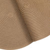 Picture of SHACOS Round Placemats Set of 4 Woven Braided Kitchen Table Placemats 15 inch Round Place Mats Washable Table Mats Indoor Outdoor, Brown