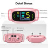 Picture of FAFAFROG Dog Bark Collar, Rechargeable Smart Collar, Anti Barking Training Collar with 5 Adjustable Sensitivity Beep Vibration, Bark Collar for Large Medium Small Dogs (Pink)