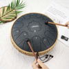 Picture of LEKATO Steel Tongue Drum 13 Inch 15 Notes Steel Drum C Key Beginner/Professional Handpan Drum Percussion for Meditation Yoga Musical Education, Best Gift for Familes/Friends