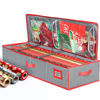Picture of Premium Wrapping Paper Storage Container -Durable Material 600D tear-proof - Fits up to 27 Paper Rolls -Extra Pockets for Ribbons & Bows. Underbed Gift Wrap Organizer, Ideal for Holiday Christmas, etc