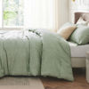 Picture of Bedsure Queen Comforter Set - Celadon Green Soft Bedding for All Seasons, Cationic Dyed Bed Set, 3 Pieces, 1 Queen Size Comforter (90"x90") and 2 Pillow Shams (20"x26"+2")