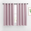 Picture of NICETOWN Blackout Curtains for Girls Room - Thermal Insulated Solid Grommet Room Darkening Curtains/Panels/Drapes for Bedroom (Lavender Pink=Baby Pink, 1 Pair, 52 by 45-Inch)