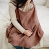 Picture of Konssy Muslin Nursing Cover for Baby Breastfeeding, Breathable 100% Cotton Breastfeeding Cover with Rigid Hoop for Mother Nursing Apron, Multi-use Carseat Canopy (Chestnut)