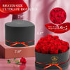 Picture of Impouo 16 Preserved Flower, Fresh Forever Roses in Heart Shape Box, Eternal Roses, Birthday Gifts for Women, Wife, Her, Mother's Day, Valentine's Day-Red Roses