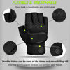 Picture of MOREOK Workout Gloves Padded Weight Lifting Gloves for Men/Women, [3MM Gel] Fingerless Grip Gym Gloves Fitness Gloves Black-L