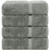 Picture of Chakir Turkish Linens | Hotel & Spa Quality 100% Cotton Premium Turkish Towels | Soft & Absorbent (4-Piece Bath Towels, Gray)