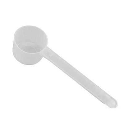 Picture of 1/2 Tablespoon (1.5 Teaspoon | 7.5 mL) Long Handle Scoop for Measuring Coffee, Grains, Protein, Spices and Other Dry Goods (Pack of 1)