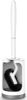 Picture of HAMITOR Toilet Bowl Brush Holder Set: Curved Design with Holder for Deep Cleaning Under Rim - Compact Hidden Scrubber for Small Space - Modern RV Bathroom Accessories - White