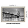 Picture of Americanflat 8.5x14 Picture Frame with Shatter-Resistant Glass - Gallery Style Frame with Engineered Wood - Signature Collection - Photo Frame for Wall Display - Driftwood